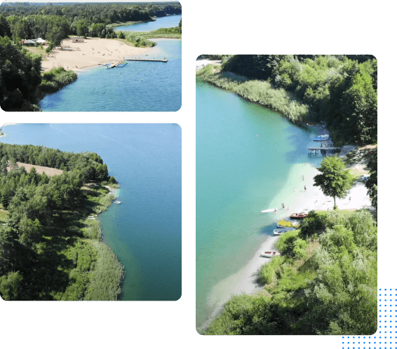 tręby stare, wczasy, domki letniskowe